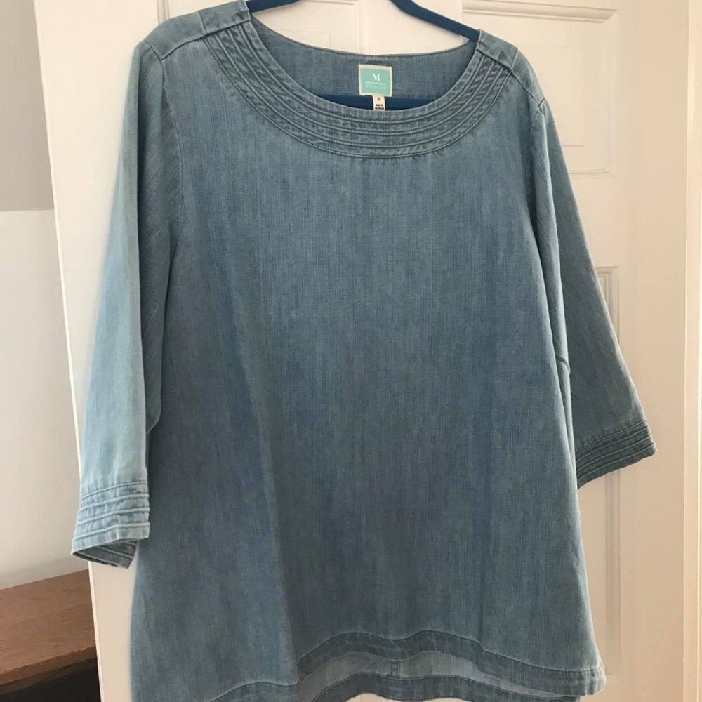 Denim top